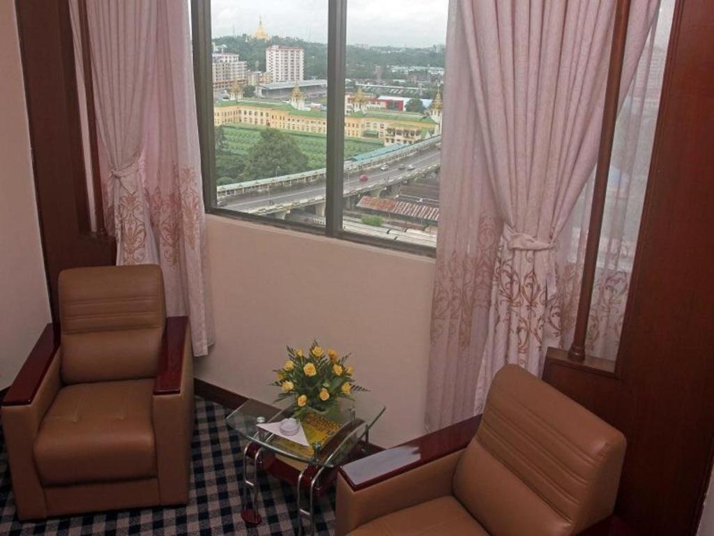 Asia Plaza Hotel Rangún Exteriér fotografie
