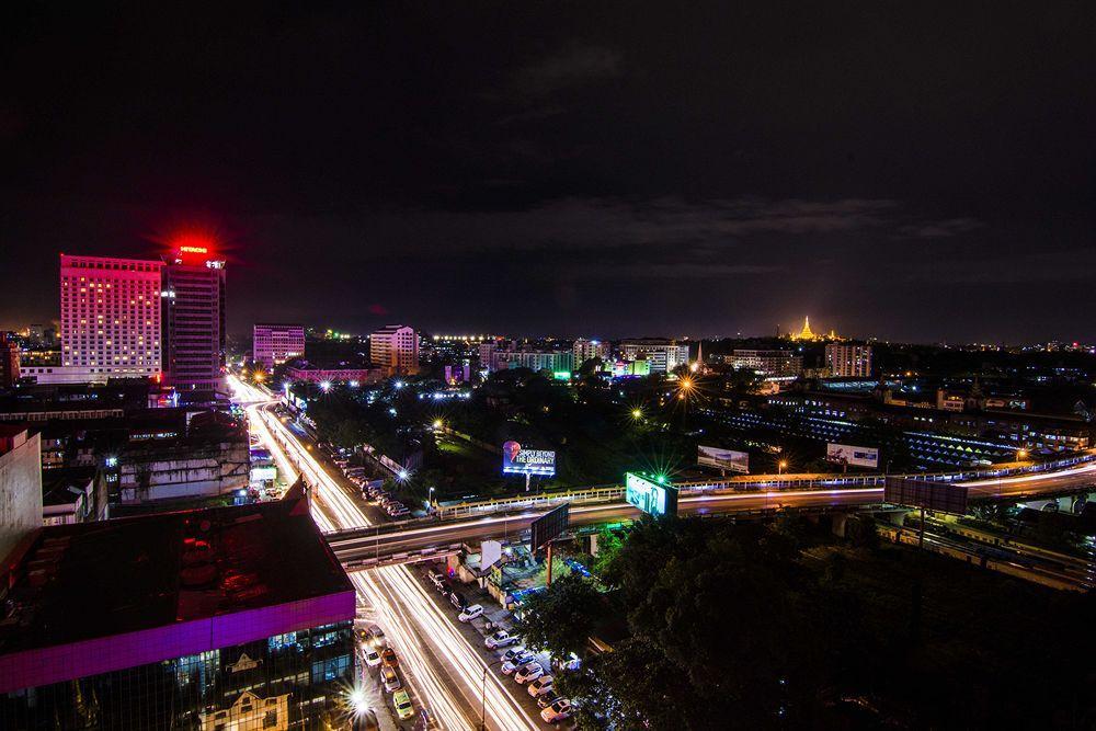 Asia Plaza Hotel Rangún Exteriér fotografie
