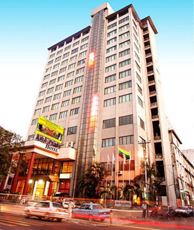 Asia Plaza Hotel Rangún Exteriér fotografie